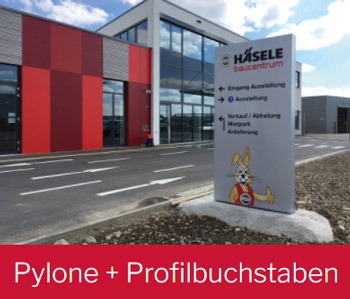 pylone+profilbuchstaben
