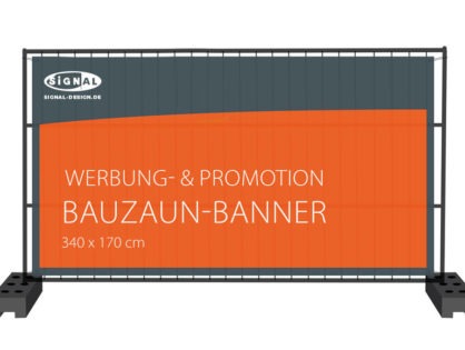 Bauzaun Banner