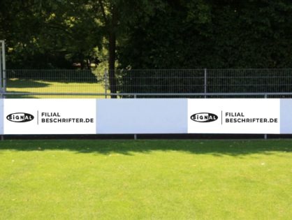 Sponsoring mit aussagekräftiger Werbetechnik