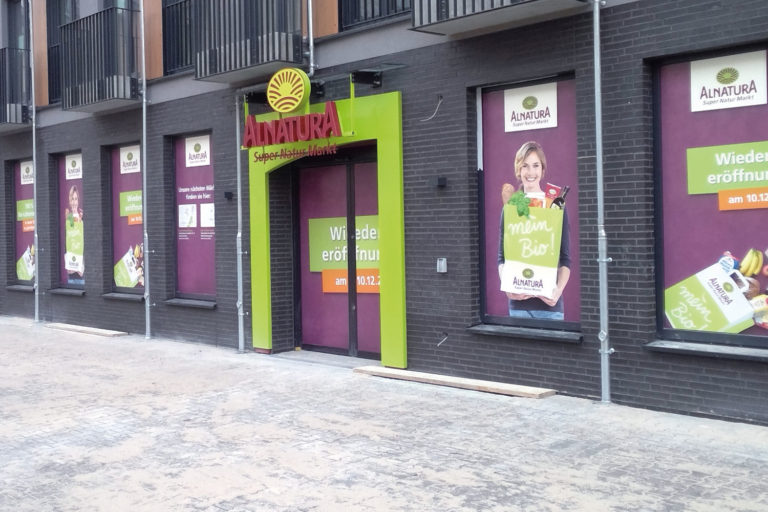Schaufenster Folie für Ihre Filiale