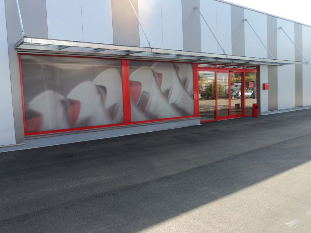 Schaufenster Folie